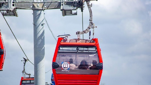 El Teleférico de Santo Domingo reanudó sus operaciones (Fuente externa)