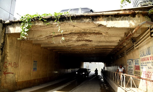 Puente del Kilómetro 14 de la autopista Duarte (Fuente externa)