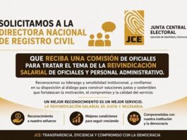 Personal de la JCE exige aumento salarial del 30 %